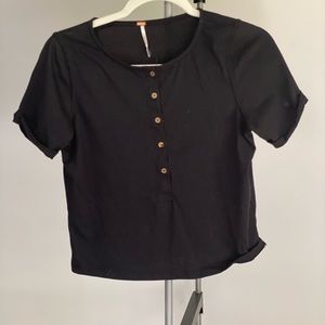 Black free people t-shirt